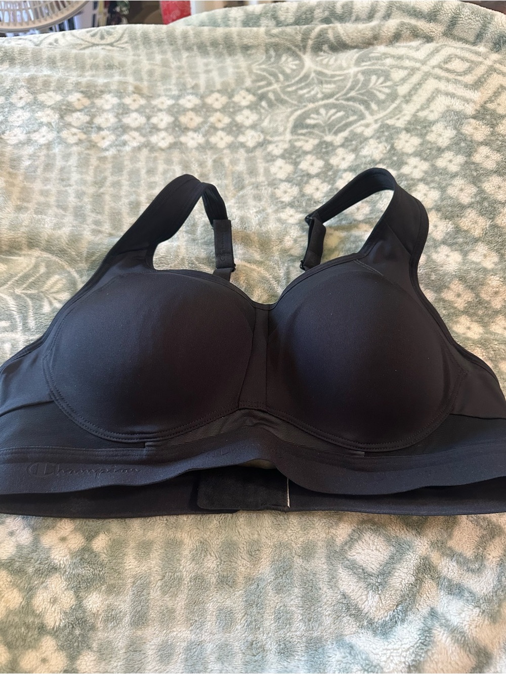 Champion Black Padded High-Impact Sports Bra 36B